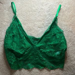 Green Bralette/Crop
